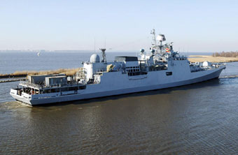В Русия е заложена ракетна фрегата за ВМС на Индия